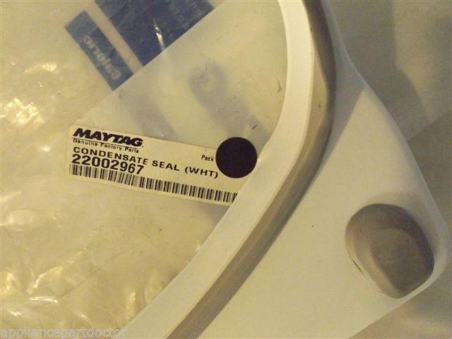 MAYTAG ADMIRAL WASHER 22002967 Condensate Seal (wht) NEW IN BOX MAYTAG ADMIRAL WASHER 22002967 Condensate Seal (wht) NEW IN BOX